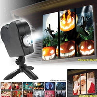 LED Laser Projektionslampe Weihnachten Halloween Projektor