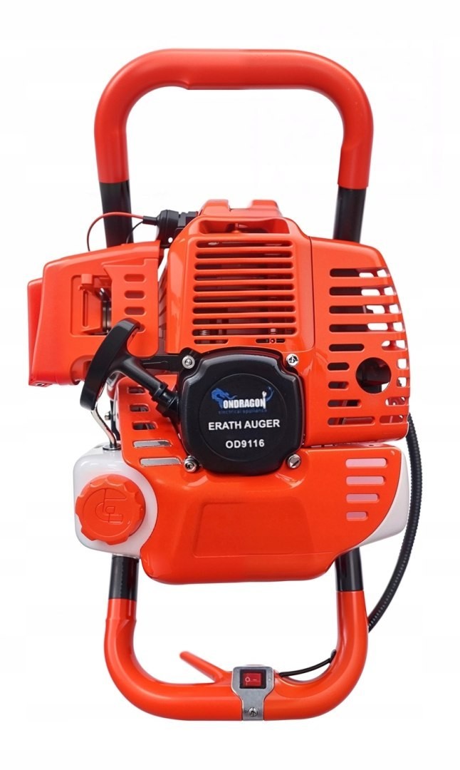 Erdbohrer Benzin 52cc Erdlochbohrer Pfahlbohrer 3 Bohrer Zweitaktmotor
