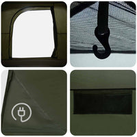 Zelt Kabinenzelt 244x213x183cm Campingzelt Outdoor Familienzelt