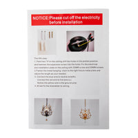Kristall Deckenleuchte LED Kronleuchter Deckenlampe Schlafzimmer Lampe