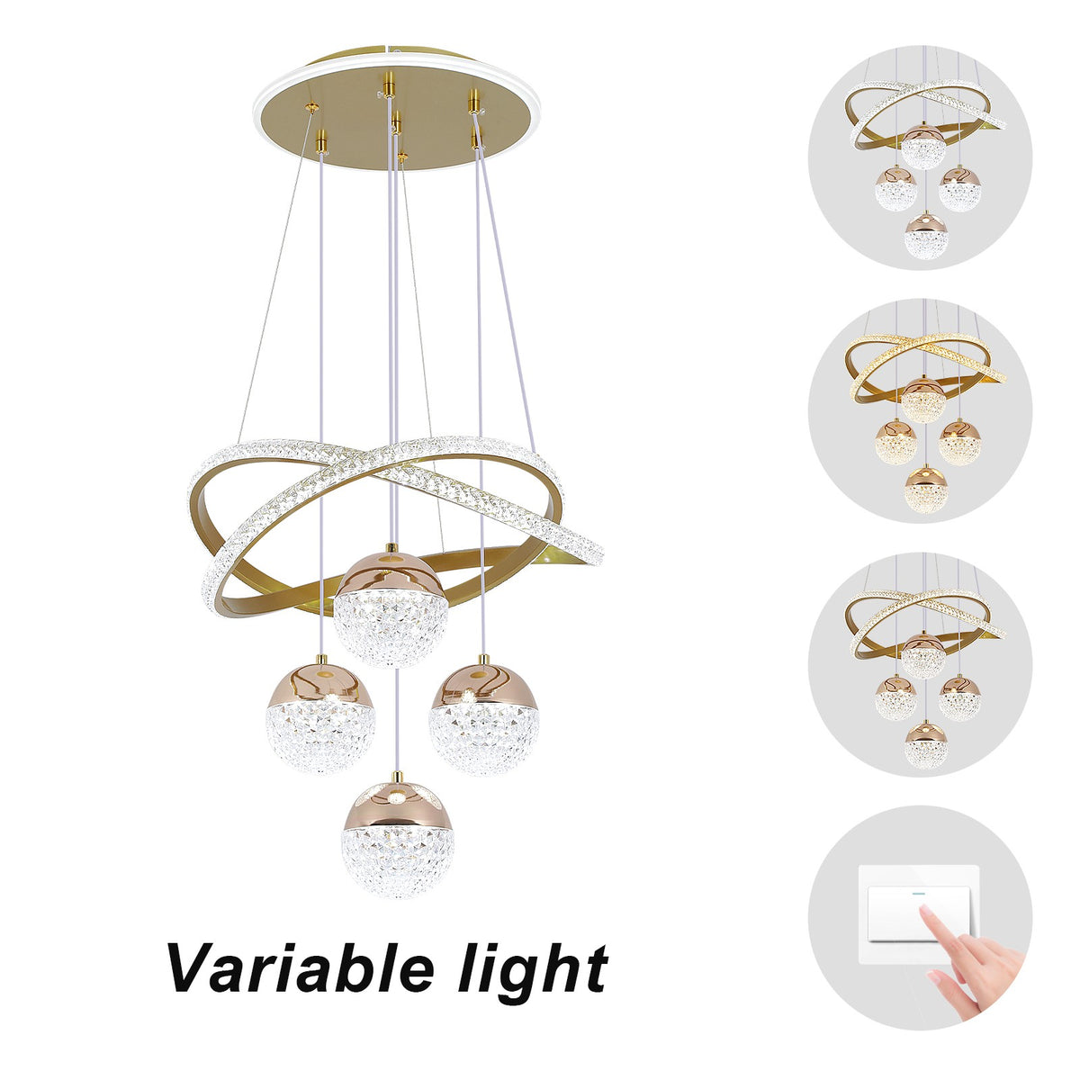 LED Deckenleuchte Dimmbar Deckenlampe Leuchte Lampe Beleuchtung