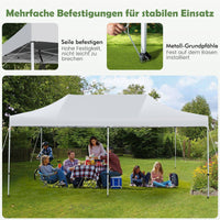 Faltpavillon 3x6m Pop Up Pavillon Gartenpavillon Wasserdicht