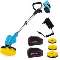 Akku Reinigungsbürste 21V Teleskop Mop Elektrisch Reinigung
