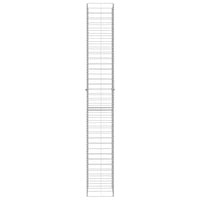 3x Gabionenkorb Verzinkter Stahl 197cm Steinkorb Gabionen Säule Wand