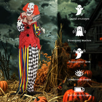 173cm Animatronik Halloween Leuchtaugen Sound Bewegung Deko