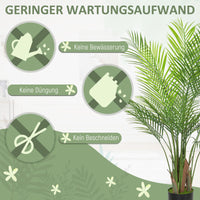 Künstliche Palme Kunstpflanze Topf Dekopflanze Zimmerpflanze