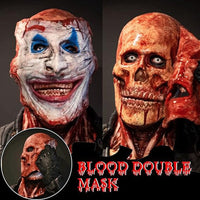 Halloween Maske Horror Clown Zombie Doppelschicht Cosplay