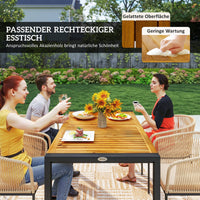 5-teiliges Gartenmöbel-Set Balkonmöbel Möbel Garten