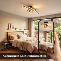 LED Deckenlampe Dimmbar Holzlampe Beleuchtung Esszimmerdeko Dekoration