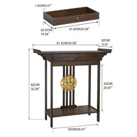 Antik Konsolentisch Flurtisch Sideboard Tisch