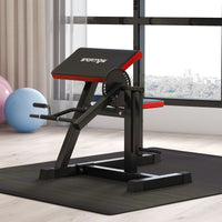 Bizeps Trizeps Curl Maschine Beinstrecker 5-fach Verstellbar Kunstleder