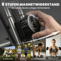 Heimtrainer Fahrrad Klappbar Liegeergometer Gym