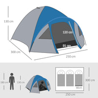 Campingzelt Kuppelzelt Iglu Doppelwandig Familienzelt Zelt