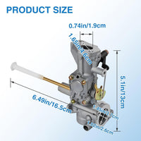Vergaser Dichtungssatz 5HP Motoren Ersatzteil Benzin Kunststoff Silber