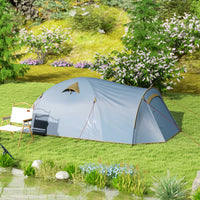 Campingzelt 4 Personen Wasserdicht Tunnelzelt Camping Outdoor Zelt