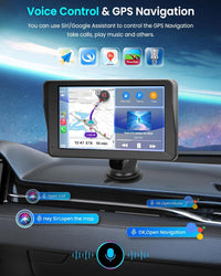 Rückfahrkamera Wireless Carplay 7 Zoll Tragbar Monitor Bluetooth Touch