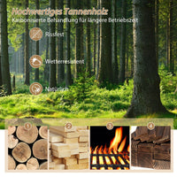 Gartenbrücke Holzbrücke Teichbrücke Zierbrücke 101x48x38cm Geländer