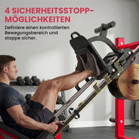 Beinpresse Verstellbar Rollen Beinverlängerung Wadenheben Stahl 455kg