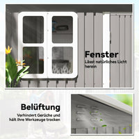Metall Gerätehaus 413 m² Geräteschuppen Gartenschuppen