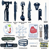 30in1 Survival Kit Überlebenskit Notfallausrüstung Camping Outdoor Set