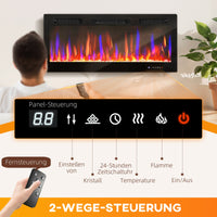 Elektrokamin Wandkamin 1800W Heizung Kamin Elektro Heizen