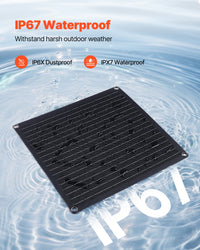 12V Monokristallines Solarpanel-Kit 20W Batterieladegerät Controller IP67