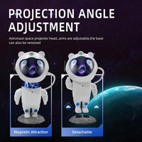 LED Sternenhimmel Projektor Astronaut Nachtlicht USB Fernbedienung