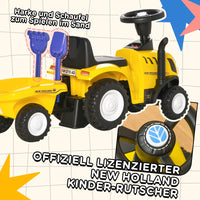 Rutsch-Traktor Anhänger Kindertraktor Sandspielzeug Schaufel