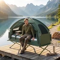 Feldbett Camping Set 4in1 Zelt Outdoor Bett