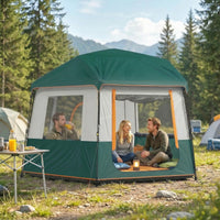 Tunnelzelt 350x350x205cm 6 Personen 3000mm Campingzelt Outdoor Zelt