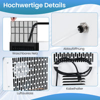 90L Luftentfeuchter Gewerblich Bautrockner 200m² Entfeuchter Luft