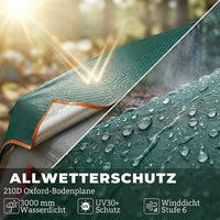 Tunnelzelt 350x350x205cm 6 Personen 3000mm Campingzelt Outdoor Zelt