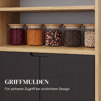 Küchenwagen Servierwagen Rollwagen Schrank Rollen 80x40x82cm Wagen