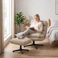 Relaxsessel Hocker Drehbar 360° Höhenverstellbar Loungesessel