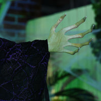 Halloween Hexe Dekoration Bewegungssensor Sound LED Lichter Figur