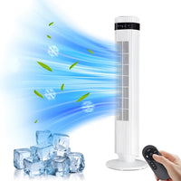 Turmventilator Fernbedienung 60W Touch Timer Oszillierend 90cm Weiss