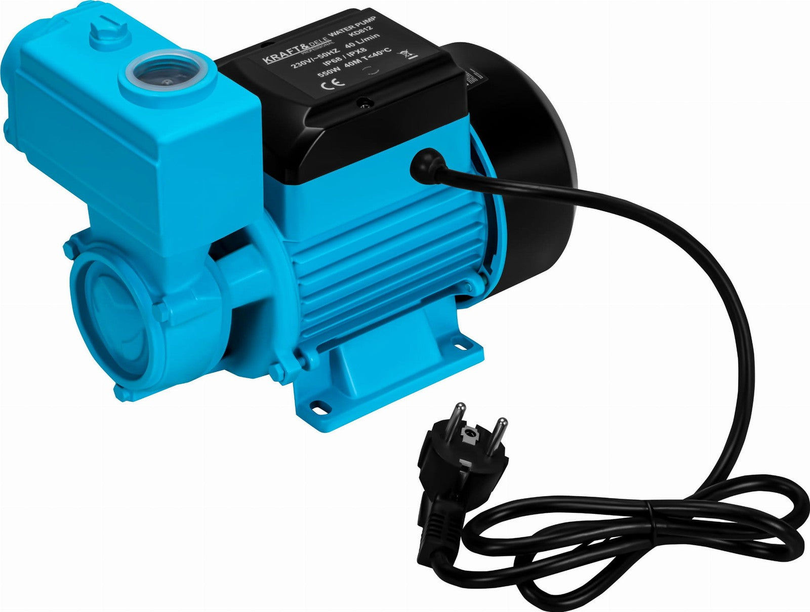 Wasserpumpe 550W 40 l/min Hauswasserpumpe Gartenpumpe Druckpumpe 230V