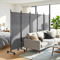 Raumteiler 5-teilig 252x170cm Paravent Sichtschutz