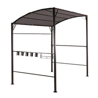 Grillpavillon 234x146x222cm Pavillon Garten Grillen