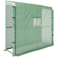 Gewächshaus Foliengewächshaus 200x80x200cm Treibhaus Frühbeet