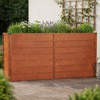 Hochbeet Cortenstahl 160x40x77cm Pflanzbeet Pflanzkasten