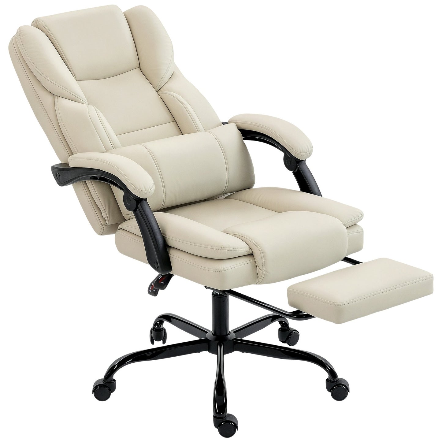 Ergonomischer Bürostuhl Schreibtischstuhl Verstellbar Fußstütze 120kg