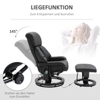 Massagesessel Fußhocker Relaxsessel Elektrisch Fernsehsessel Vibration