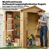 Gartenschrank Geräteschuppen Gartenschuppen Gartenhaus 128x60x197cm