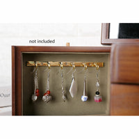 Schmuckschrank Holzkasten Schmuckkasten Zahlenschloss Spiegel Schmuck