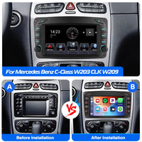 Autoradio 7 Zoll Android 15 Carplay GPS Bluetooth 2DIN Navigation Radio