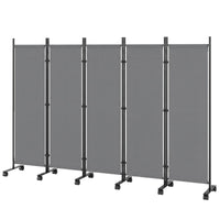 Raumteiler 5-teilig 252x170cm Paravent Sichtschutz