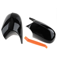 2x Spiegelkappen Gehäuse E90 E91 E92 E93 LCI 2009-2013 Glanz Schwarz