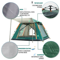 Campingzelt Wasserdicht Kuppelzelt Outdoor Camping Zelt
