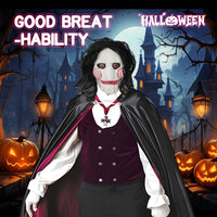 Halloween Vollkopfmaske Horror Jigsaw Maske Cosplay Kostüm
